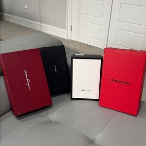 Ferragamo, Dolce & Gabanna, and Gucci Box Set
